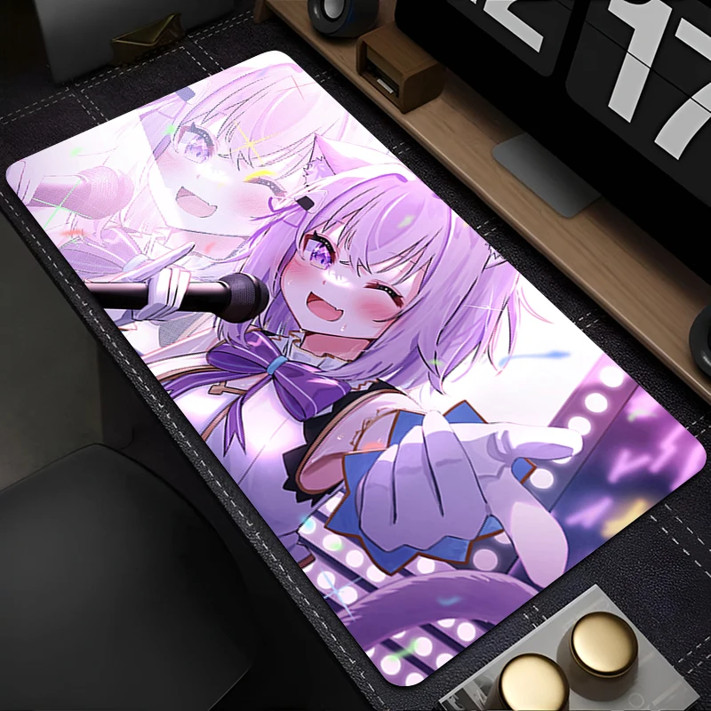 

Mousepad Laptop Office Cabinet Keyboard Pad PC Desk Mat Large Mouse Pad H-hololive Nekomata Okayu Non-slip Rubber Extended Pad
