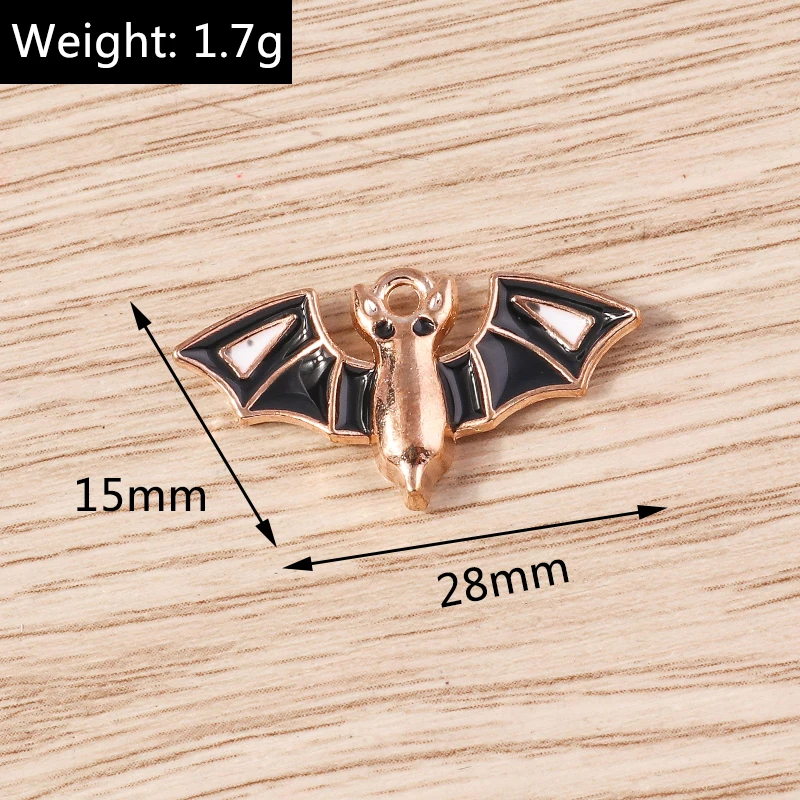 10 Stück 13 x 25 mm Punk-Emaille-Kreuz-Charms für Schmuckherstellung, Anhänger, Halsketten, Ohrringe, DIY, handgefertigte Schlüsselanhänger, Bastelzubehör – Detail 15