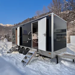 High Quality Mobile Bathroom Trailer Restroom Luxury Portable Event Outdoor Mobile Toilet Portable Restroom Trailer