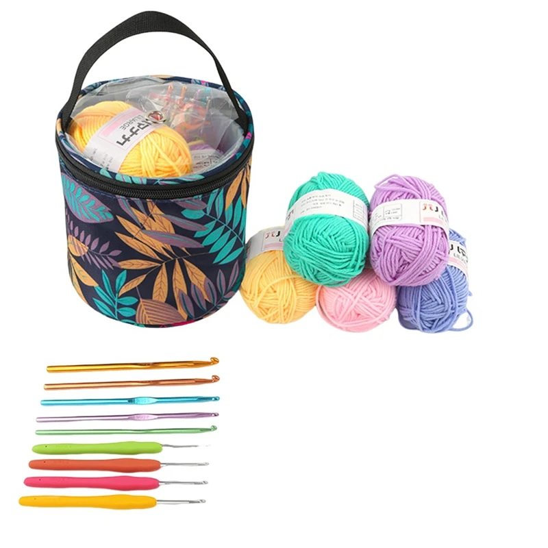 Crochet Material Package Set Hand Knitted DIY Material Kit For Beginners Hand-Knitted DIY Material Package