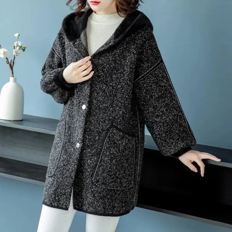 High-End Middle-Aged Jacket Women Spring Autumn New Fragrance Coat Western-Style Mother\'s Outwear Temperament Overcoat Short Fem