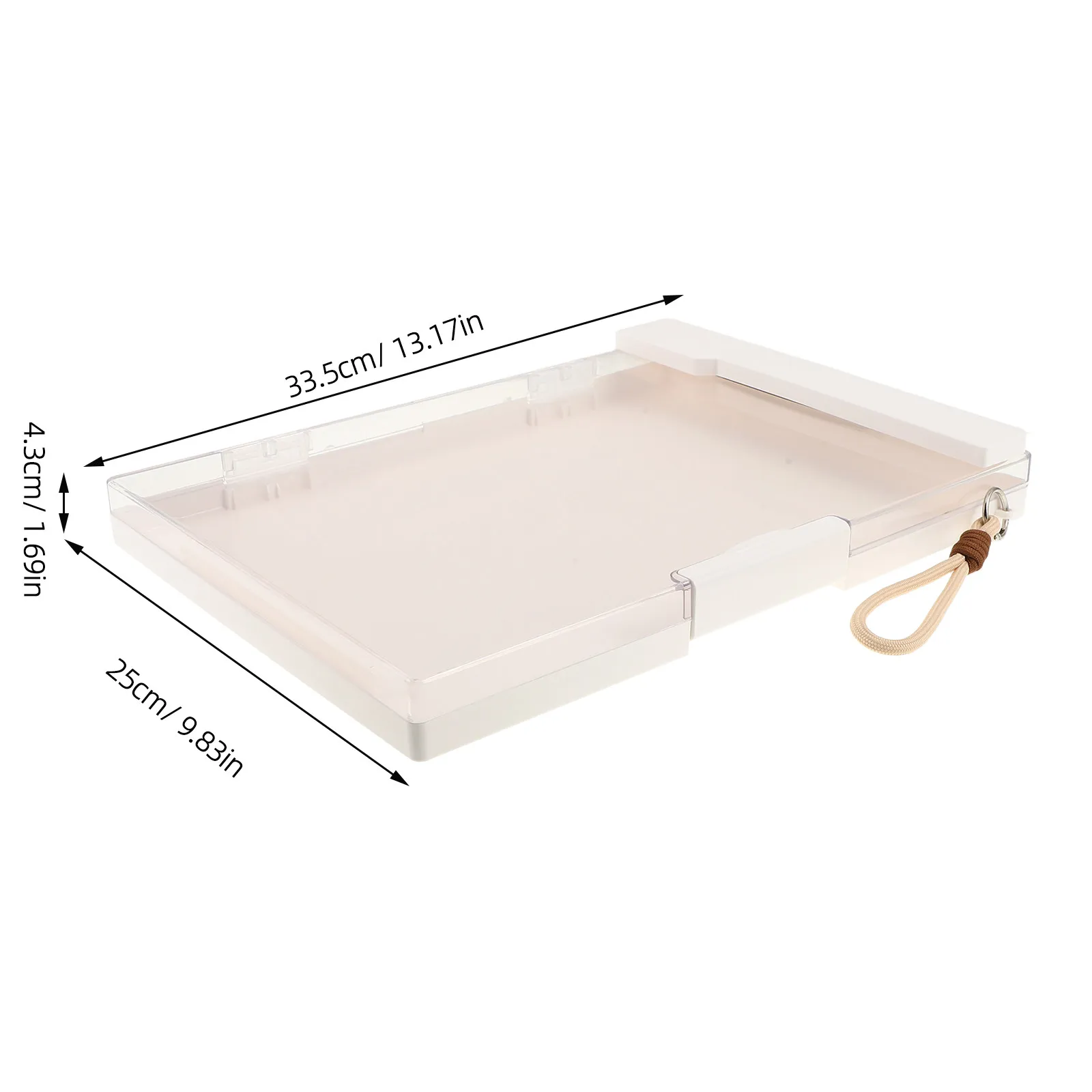 A4 Clipboard Folder Multifunctional Plastic Dry Erase Top Panel Side Opening High Capacity Storage Clip Case for Teachers Nurses