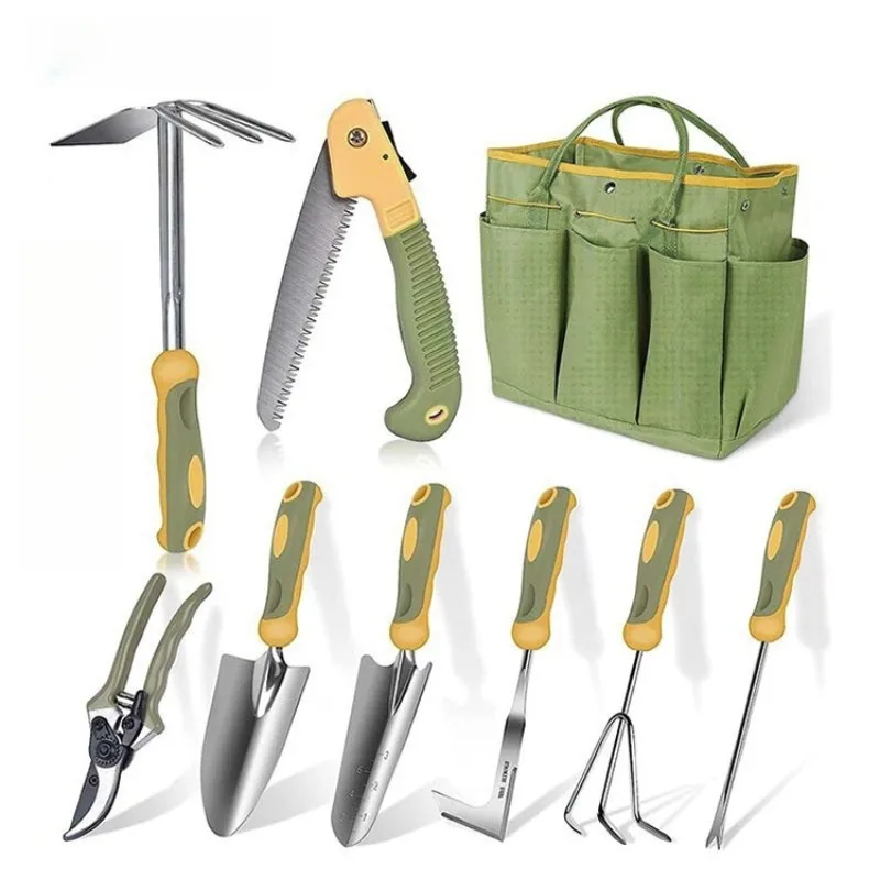 

Garden tools garden shovel pruning shears matcha multi-functional garden tool set