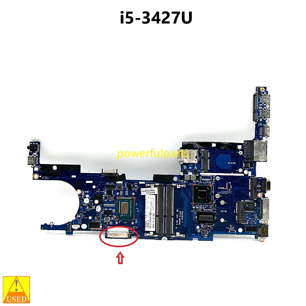 

For HP EliteBook Folio 9470M Motherboard I5-3427U Cpu On-Board 702849-601 6050A2514101-MB-A02 Used Working Good