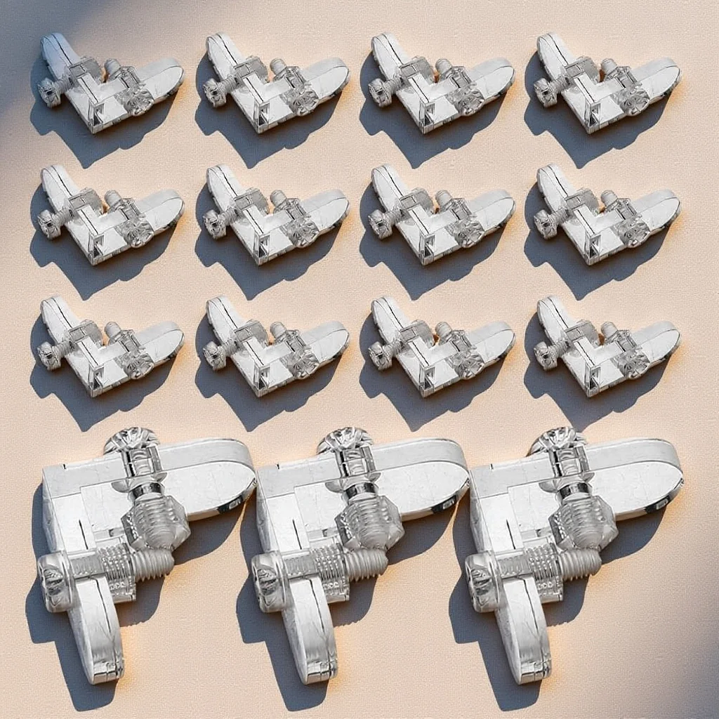 

15pcs L-Shaped Brackets Transparent Acrylic Corner Fixing Clips For Display Box Reinforcement Diy Edge Clips Corner Support