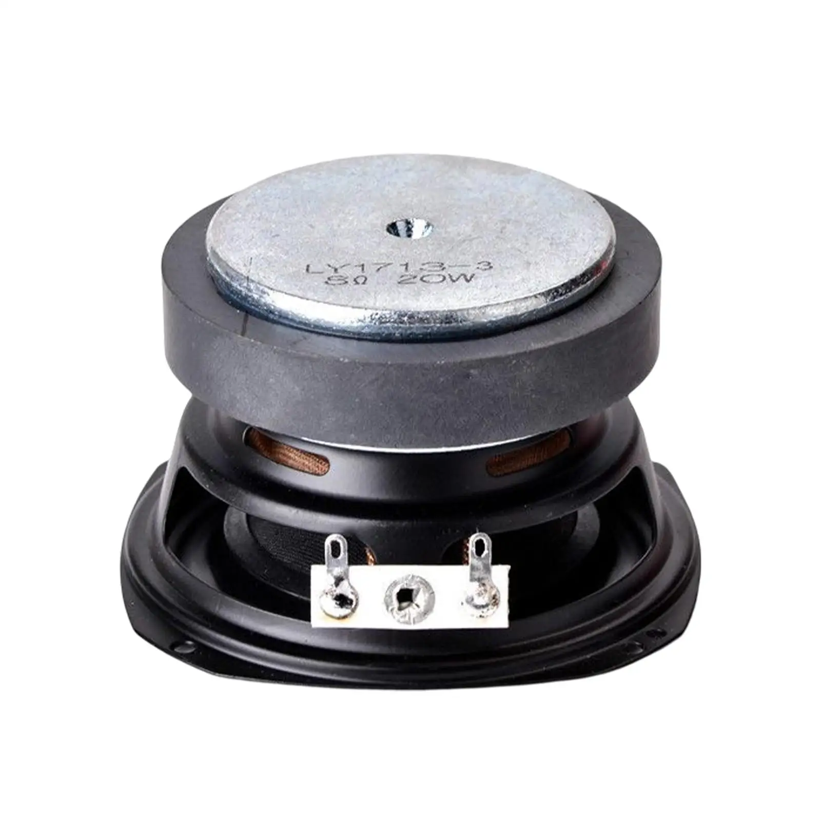 Mini Woofer Subwoofer Speaker, Poderoso Bass Surround Sound, Borda de borracha estéreo, Amplificador HiFi Estável para Casa