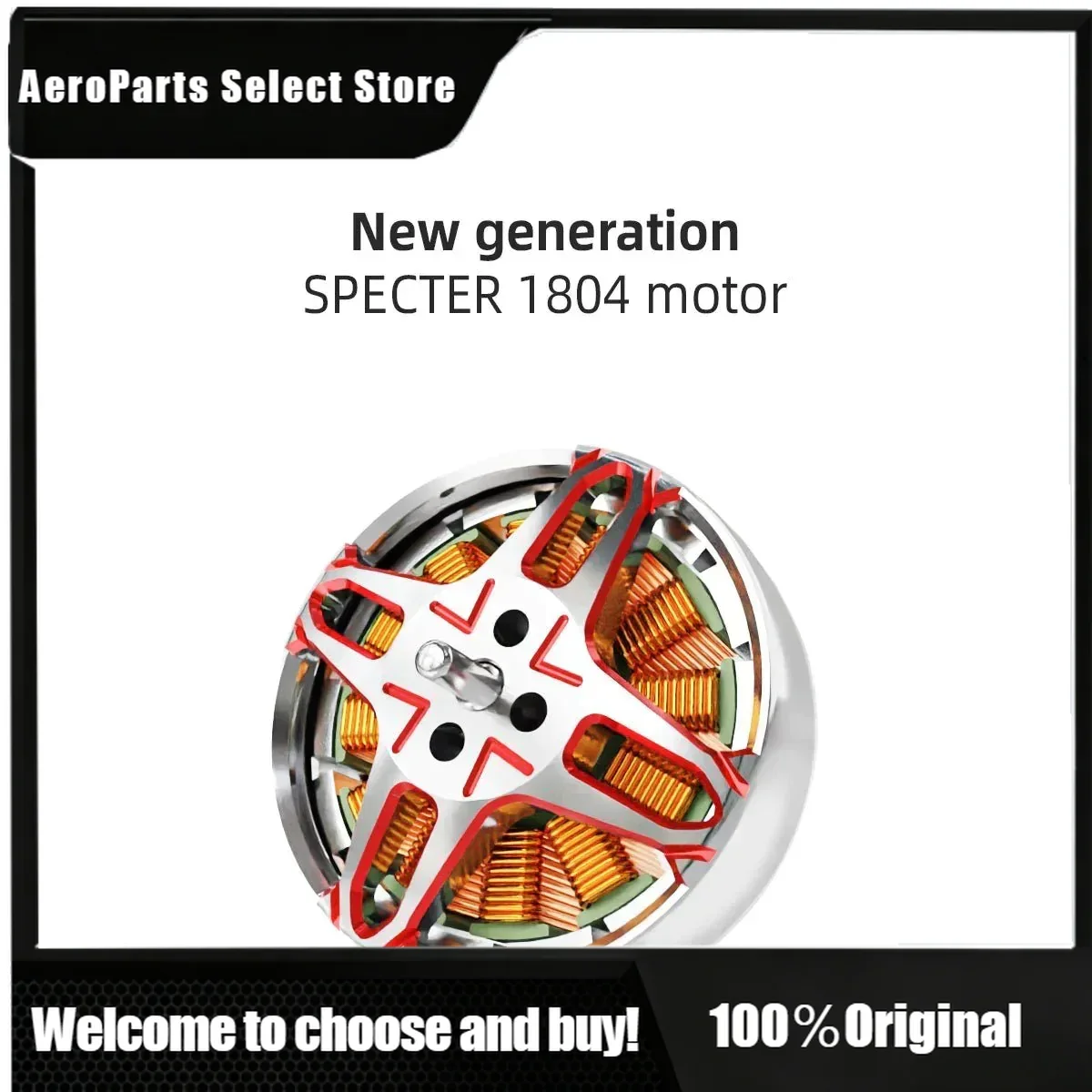 APStore4PCS HGLRC SPECTER 1804 Brushless Motor 2450KV 4S 3500KV 6S For FPV Freestyle 3