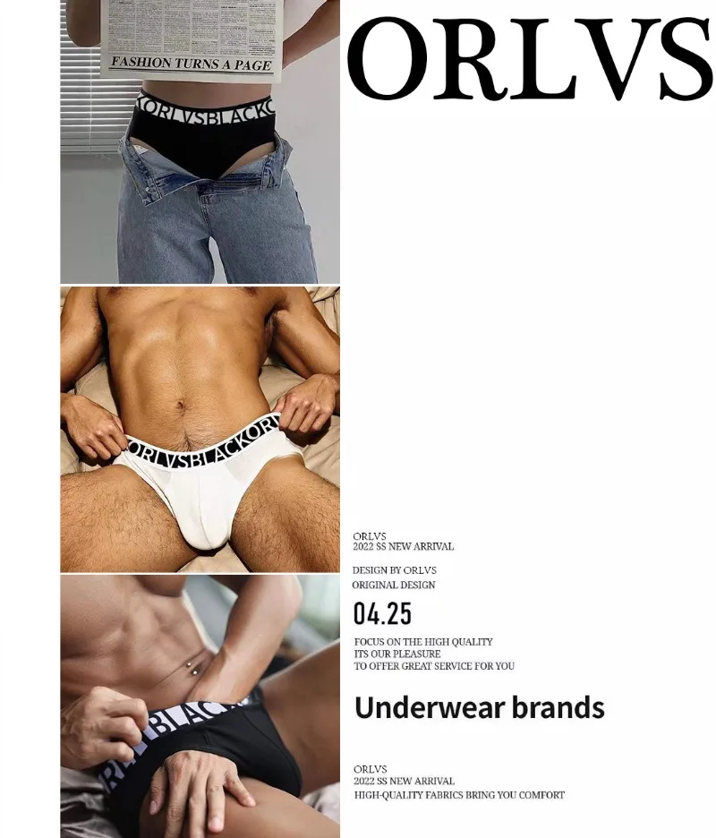 

ORLVS-OR6203 Популярные мужские трусы, модное, сексуальное, модное нижнее белье, летнее, освежающее, бесшовное, облегающее
