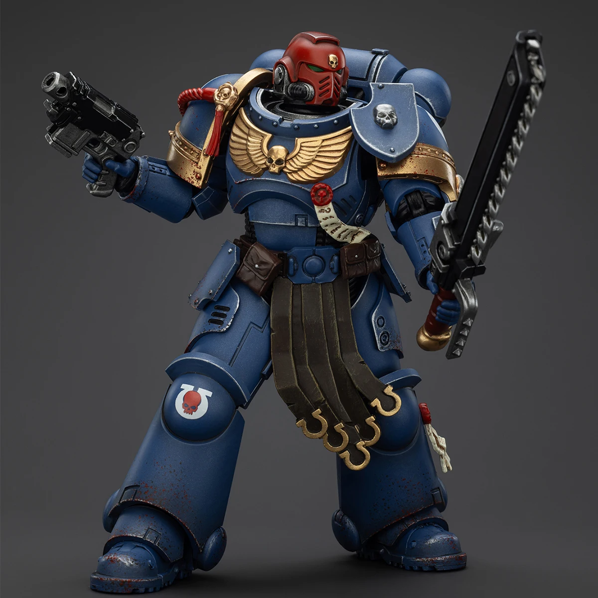 

HIPLAY JOYTOY Warhammer 40,000 Ultramarines Brother Sergeant Chairon-Collectors Edition 1/18 Action Figure