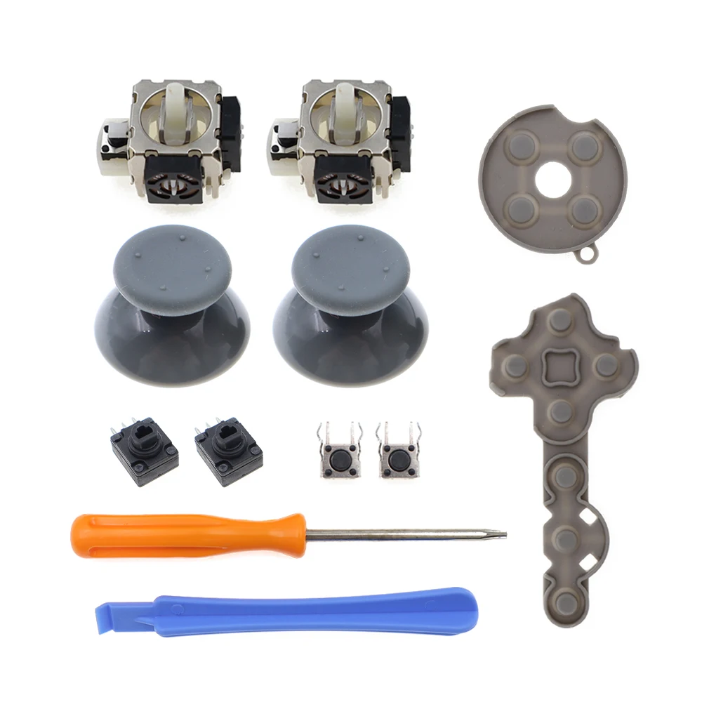 1Set For Xbox 360 Controller Analog Stick Sensor Potentiometers + Thumb Grips LT RT Trigger Switch Buttons view 3