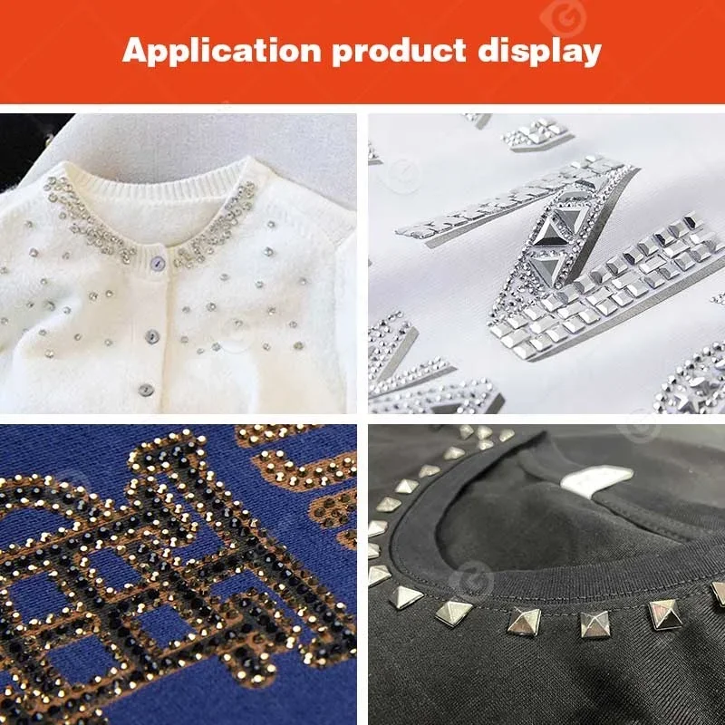 Automático ultra-sônico Hot Fix, Hotfix, Rhinestone Configuração, Transferência, Sticker Design, Modelo, Máquina de escovar