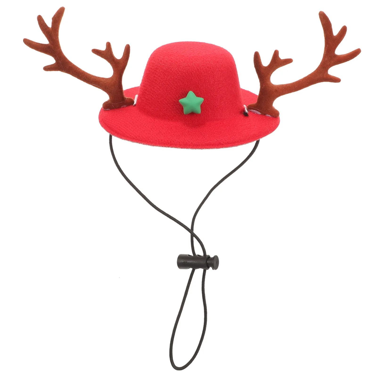 

Christmas Reindeer Adjustable Party Cartoon Dog Cap Cat Headdress Cat Headdress Party Pet Costume Cap Pet Costume