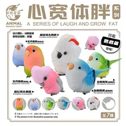 A Series of Laugh and Grow Fat Series Parrot Blind Box Animals Birds Crafts statue Cute Anime Figure Collectible Model Toys Gift