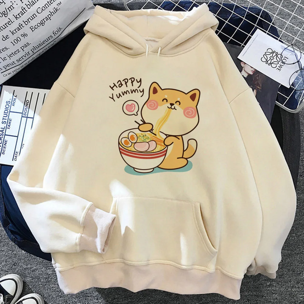 Shiba Inu hoodie printed design harajuku patterned elegant modern style anime teen sweatshirts patterned manga streetwear