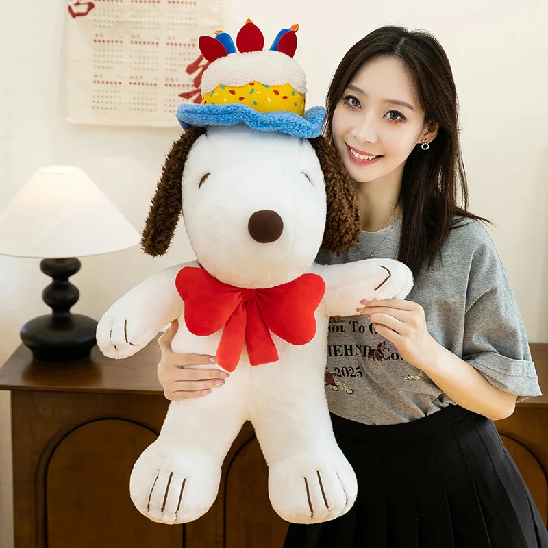 Stijlvolle Snoopy Hond Knuffel Zittend met Zonnebril Schattige Puppy Pop Kussen voor Kinderen Verjaardag Kerstcadeau Groothandel Knuffeldier