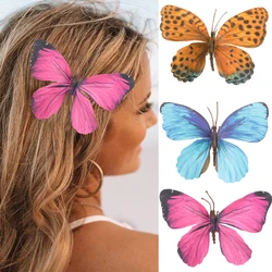 Large Butterfly Hair Pin Girls Sweet Korean Side Clip Hair Pin For Women Fashion Styling Holiday Hawaii Hairpin Hair Accessories