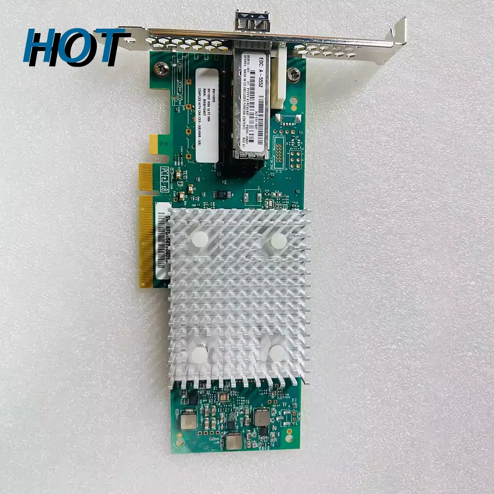 

NIC SN1100Q P9D93A 853010-001 16GB одиночные электрические порты HBA волоконно-канальная карта QLE2690