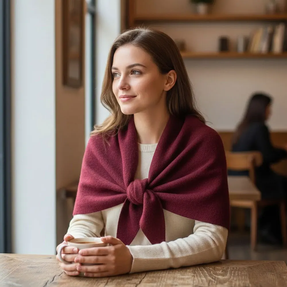 

Женский универсальный треугольный пояс на шею | Сплошной цвет весна/лето шарф | Легкая шаль | Повышенная повседневная одежда и одежда