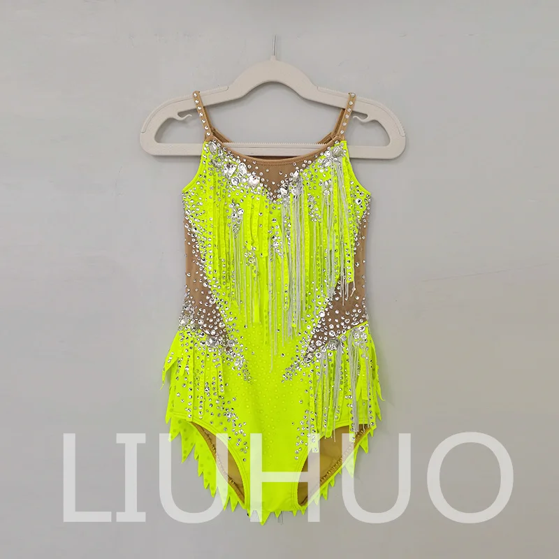 

LIUHUO Rhythmic Gymnastics Leotard Competitive Cheerleading Performance For Children