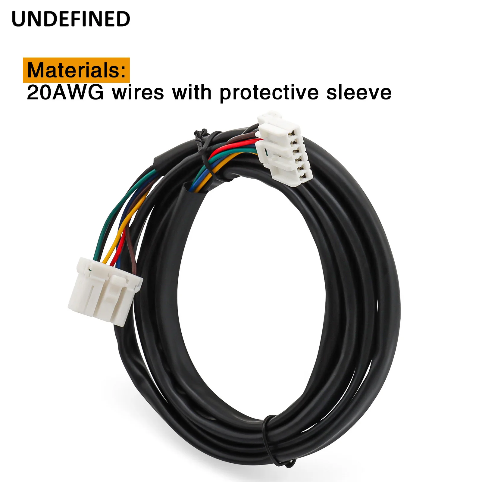 For Harley Sportster Dyna Softail Touring 1996-2013 8-to-6 Pin Multilock Wiring Harness Plug and Play 20AWG view 2