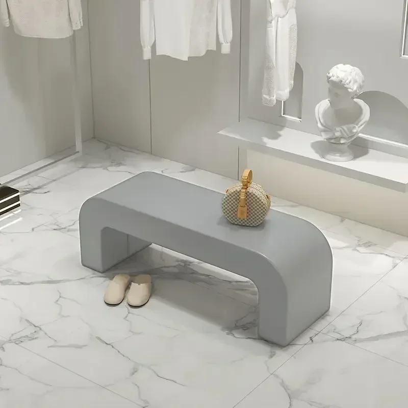 Bench, Bedside Stool, Bedroom, Leather, Shoe Changing  Household, Clothing Store, Cloakroom, Rest, Long Sofa