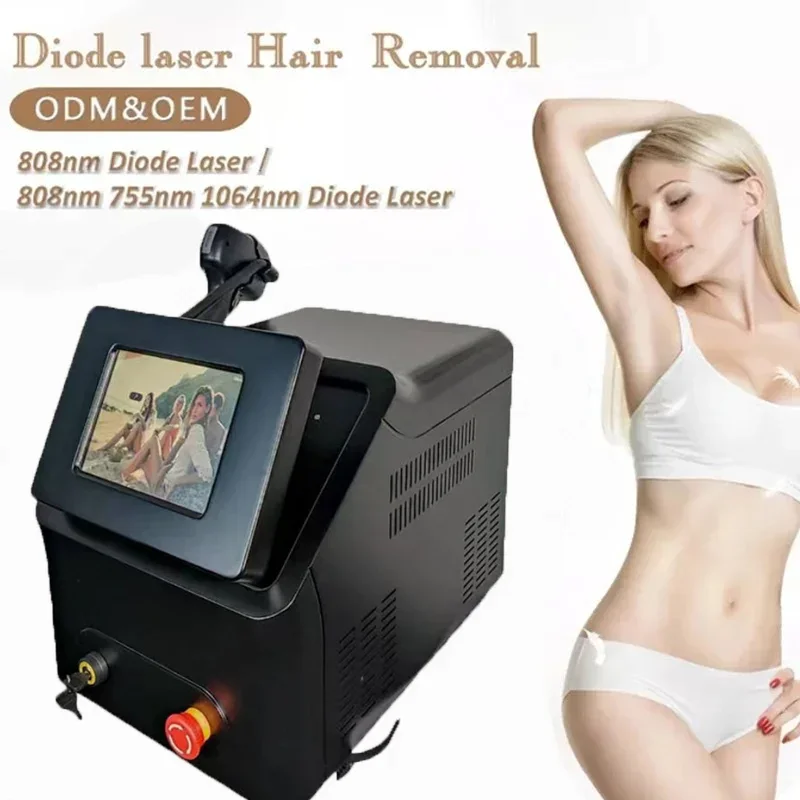 

holesale Price 808nm Portable Diode Laser Hair Removal Machine 2000W 3Wavelengths 755NM 808NM 1064NM Permanent Painless