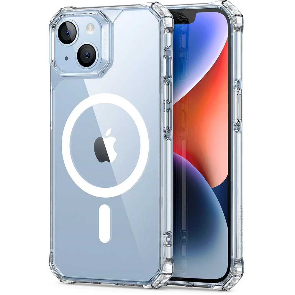 ESR für iPhone 15 Pro Max MagSafe Hülle Air Armor Cover mit HaloLock für iPhone 15/14 Pro Magnetische Hüllen für iPhone 14/13