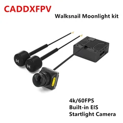 Zestaw CADDX Walksnail Moonlight z kamerą Startlight 4k/60fps FOV 160 ° do części do dronów Freestyle FPV RC