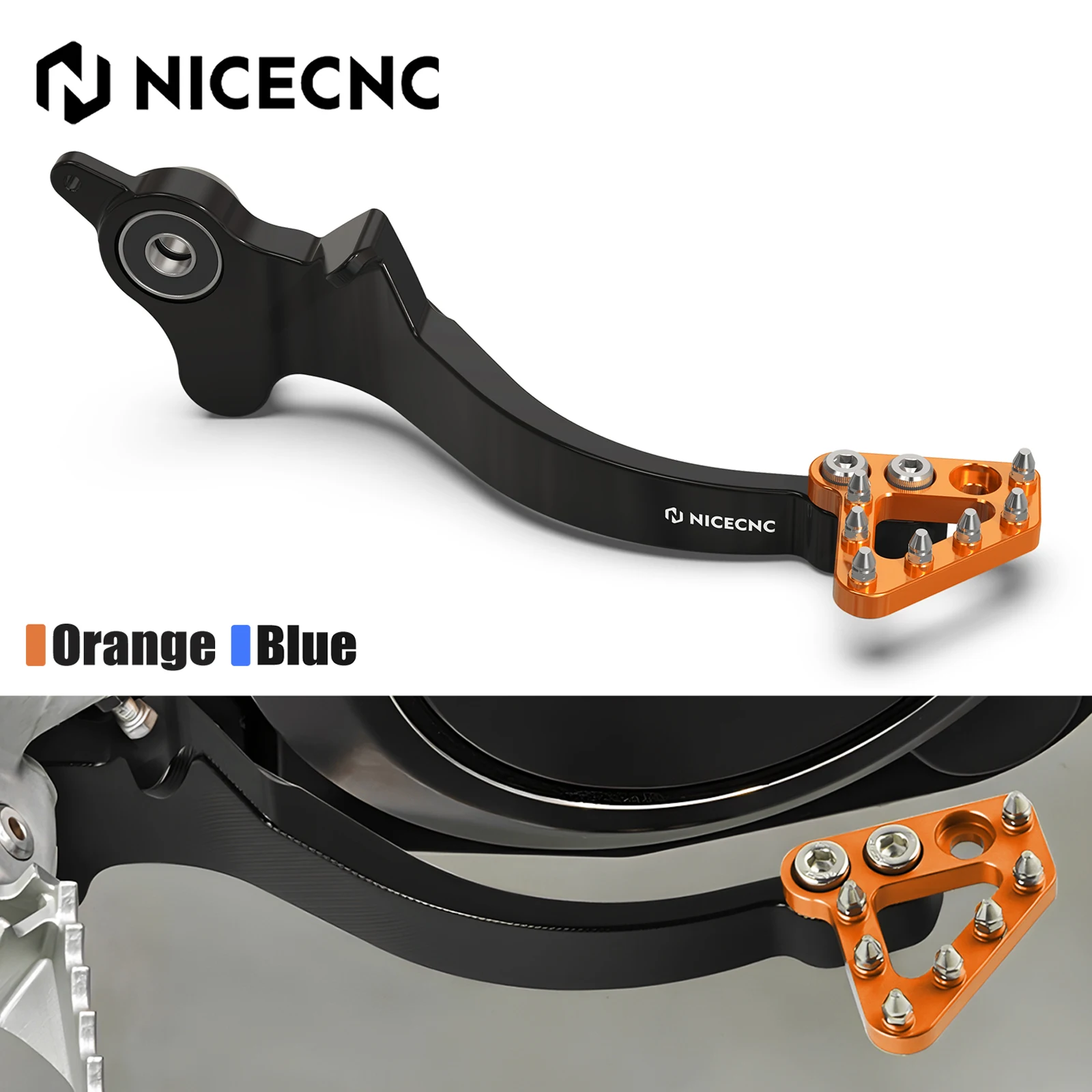 

For 2011-2018 KTM 690 Enduro R SMC R Rear Foot Brake Pedal Lever Step Tips For Husqvarna 701 Enduro/Supermoto 2016-2019