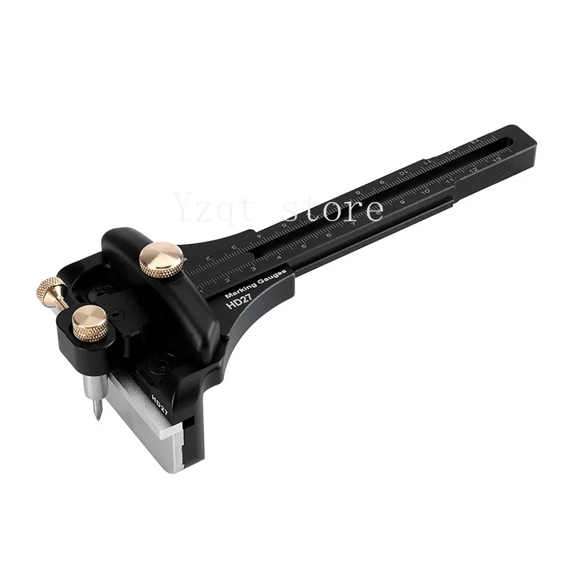 Woodworking measuring ruler Aluminum alloy scribing  Square  Measuring  Multifunctional limit ruler Hong