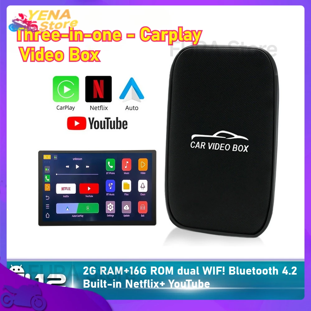 

2025 Wireless CarPlay O Three-in-one Adapter, wired to wireless CarPlay car adapter, auto accessories
