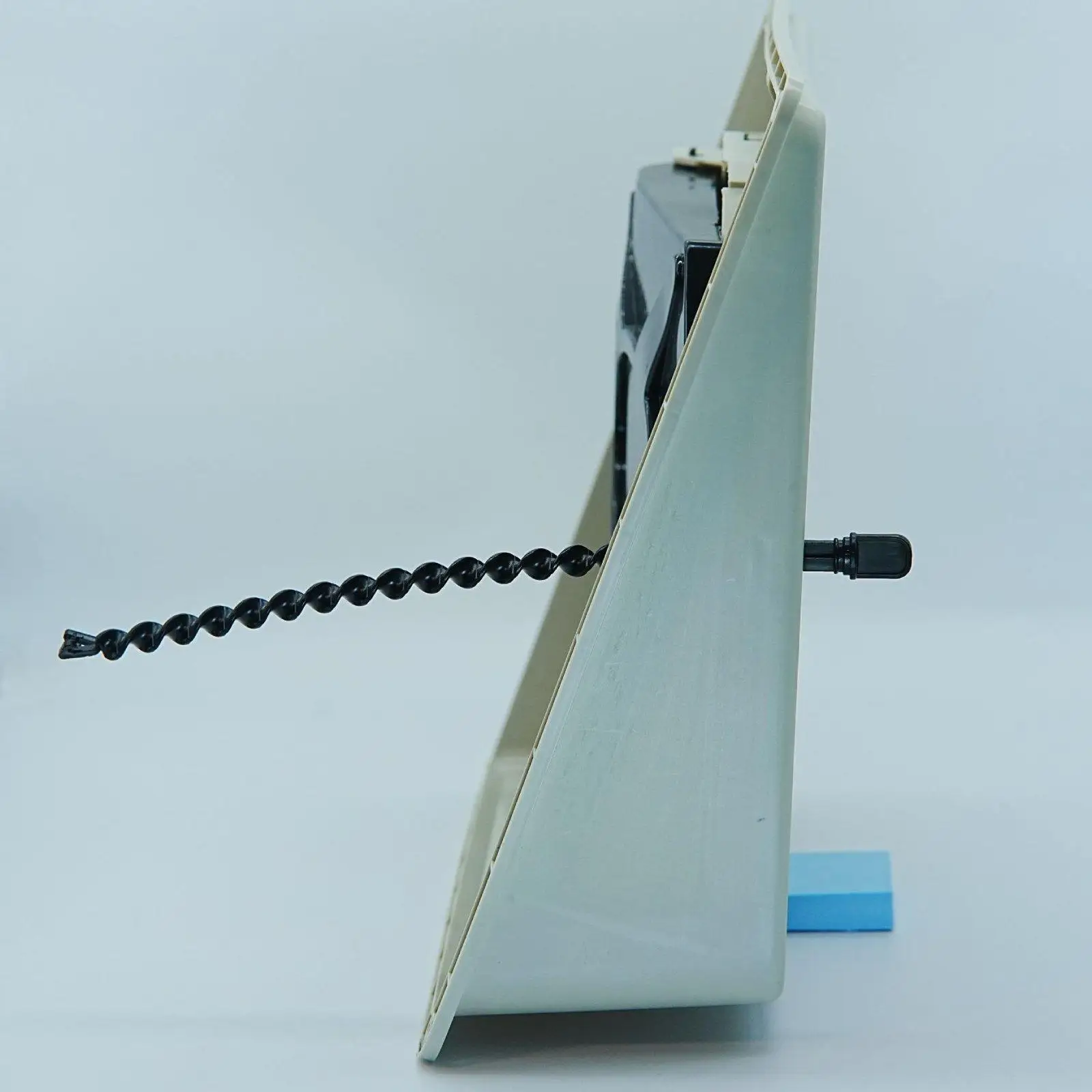 Air Vent Grille PP Gray Adjustable Cover Versatile Outlet Register Deflector for Industrial Cooling Fans and Workshops