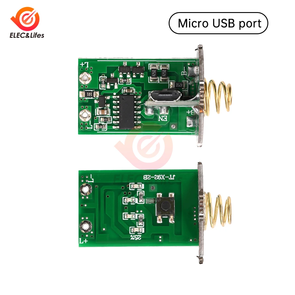 Papan Driver litium ganda 6-8.4V mode 3/5 papan sirkuit PCB untuk Aksesori Baterai 2X 18650 atau 26650 J922B