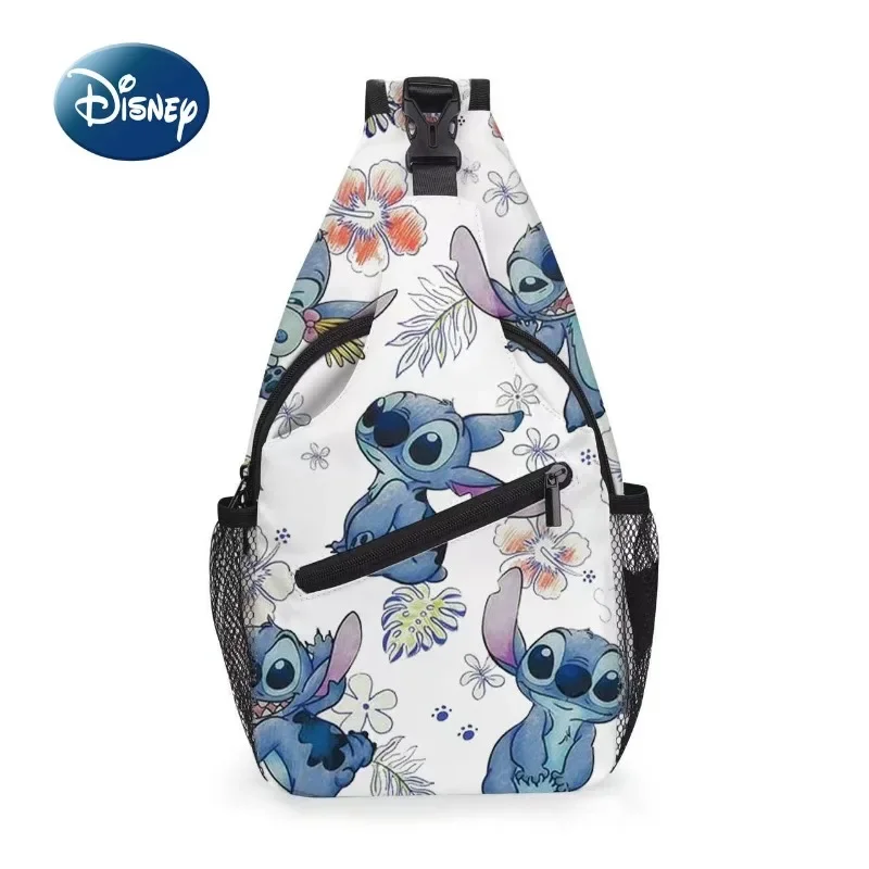 

Disney Stitch New Children's Crossbody Bag Cartoon Cute Children's Chest Bag Large Capacity Fashion Children's Bag High Quality