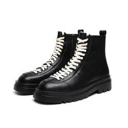 Men's Classic Retro Boots Fashion Ankle Boot Mens Casual British Style Short Boot High-Top Shoes Motorcycle Boots Cowboy Boots