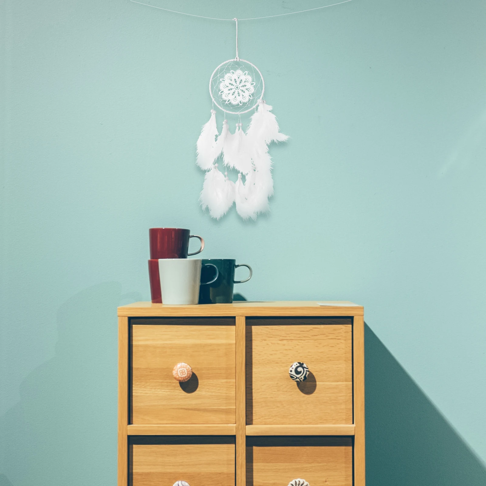 

Dream Catcher Decoration Hanging Pendant Wall Home Party Wedding Decorative Ornament Banquet Prop Pendant