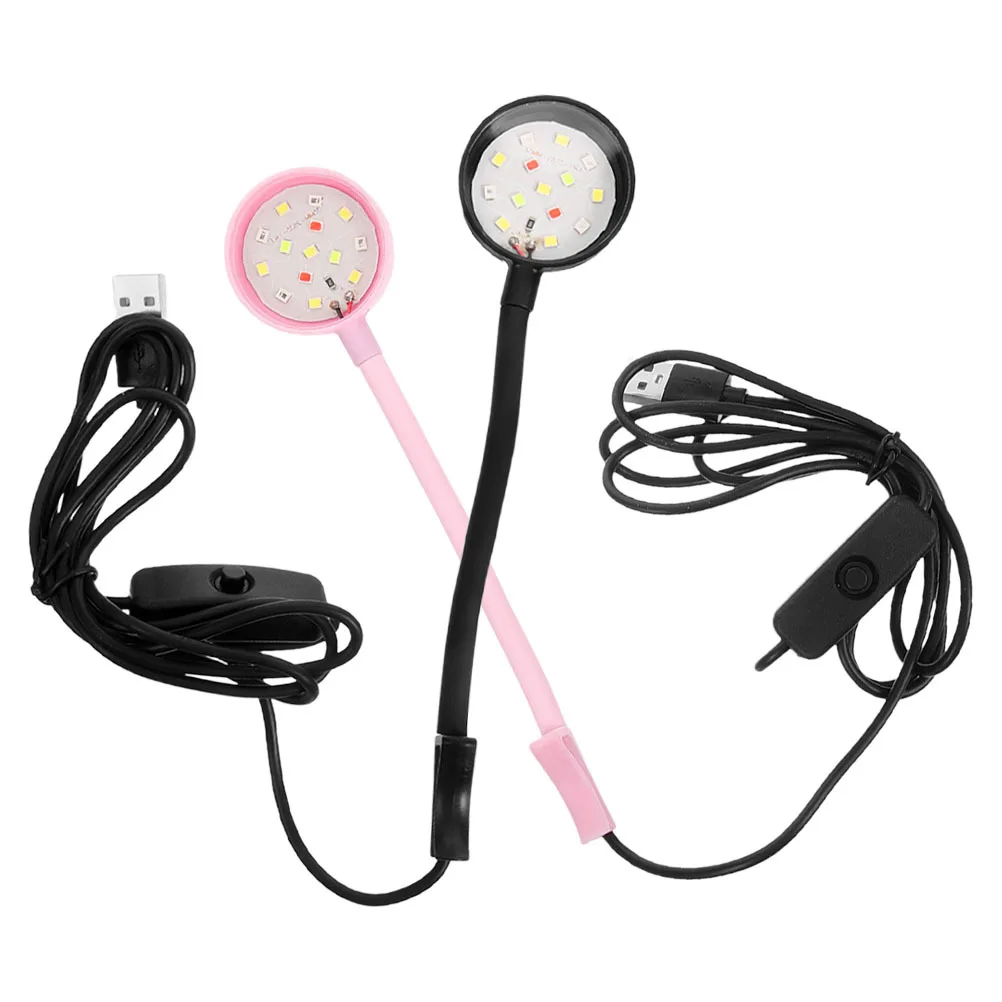 

2Pcs Fish Tank Lamp LED Aquarium Light Compact Wear-Resistant Clip Type for Household Marine Aquariums Convenient Daily Use