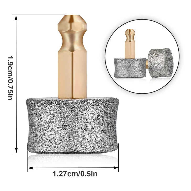 Têtes de rechange pour broyeur à ongles pour chien, A47F-4Pcs, compatibles avec Casfuy, pointes en diamant, foret, roues de rechange pour ongles d'animaux de compagnie, coupe-ongles