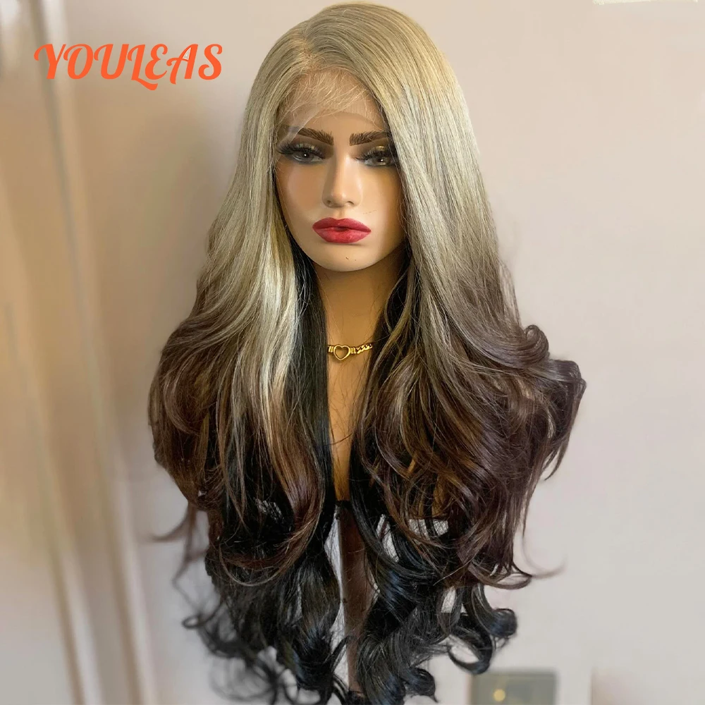 

Ombre 613 Black Color Human Hair Wig Body Wave 13x4 Lace Frontal Human Hair Glueless Wig Pre Plucked For Woman Ready To Wear