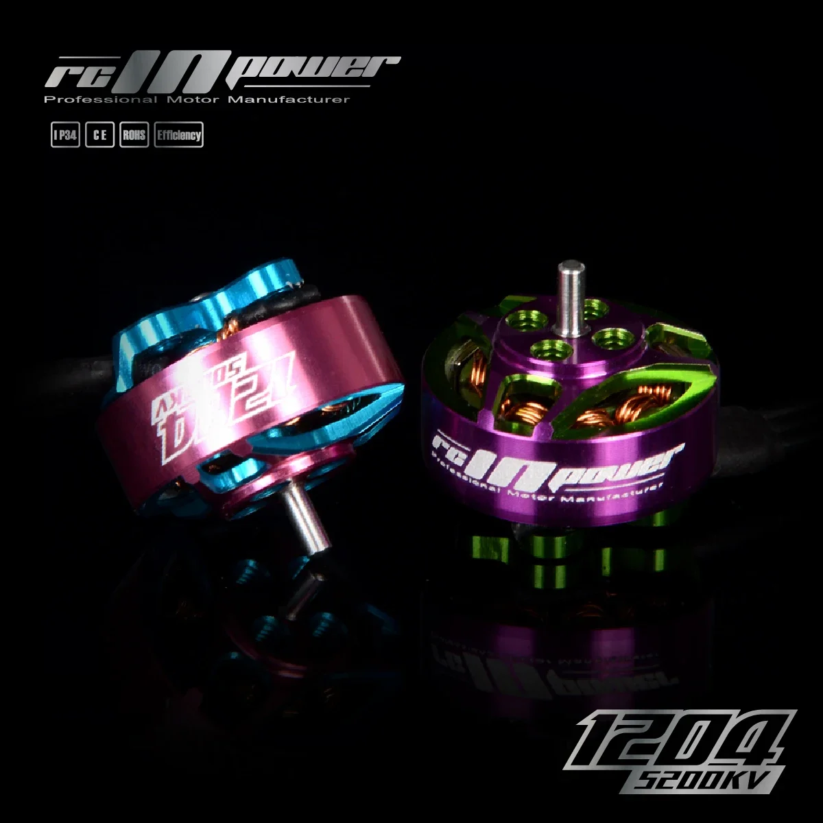 RCINPOWER GTS 1204 V2 5000KV 4S FPV Cinematic Motor