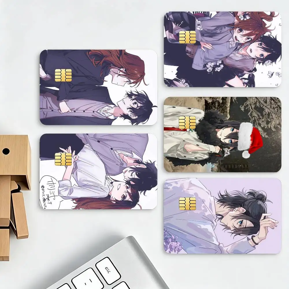 Popular Izumi Miyamura HD Credit Card Stickers Game Card Decal Small Chip Waterproof Sticker Gift Decor