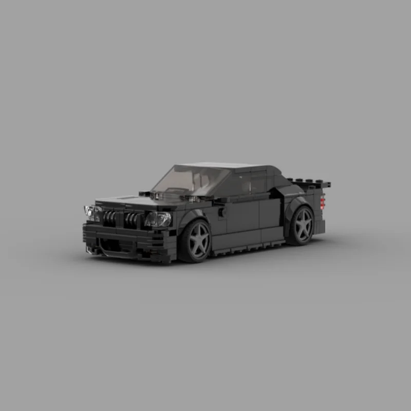 

MOC Creative Small Particle Technology Building Blocks Supercar Assembly Toy Model Children's Puzzle Gift e46 Car