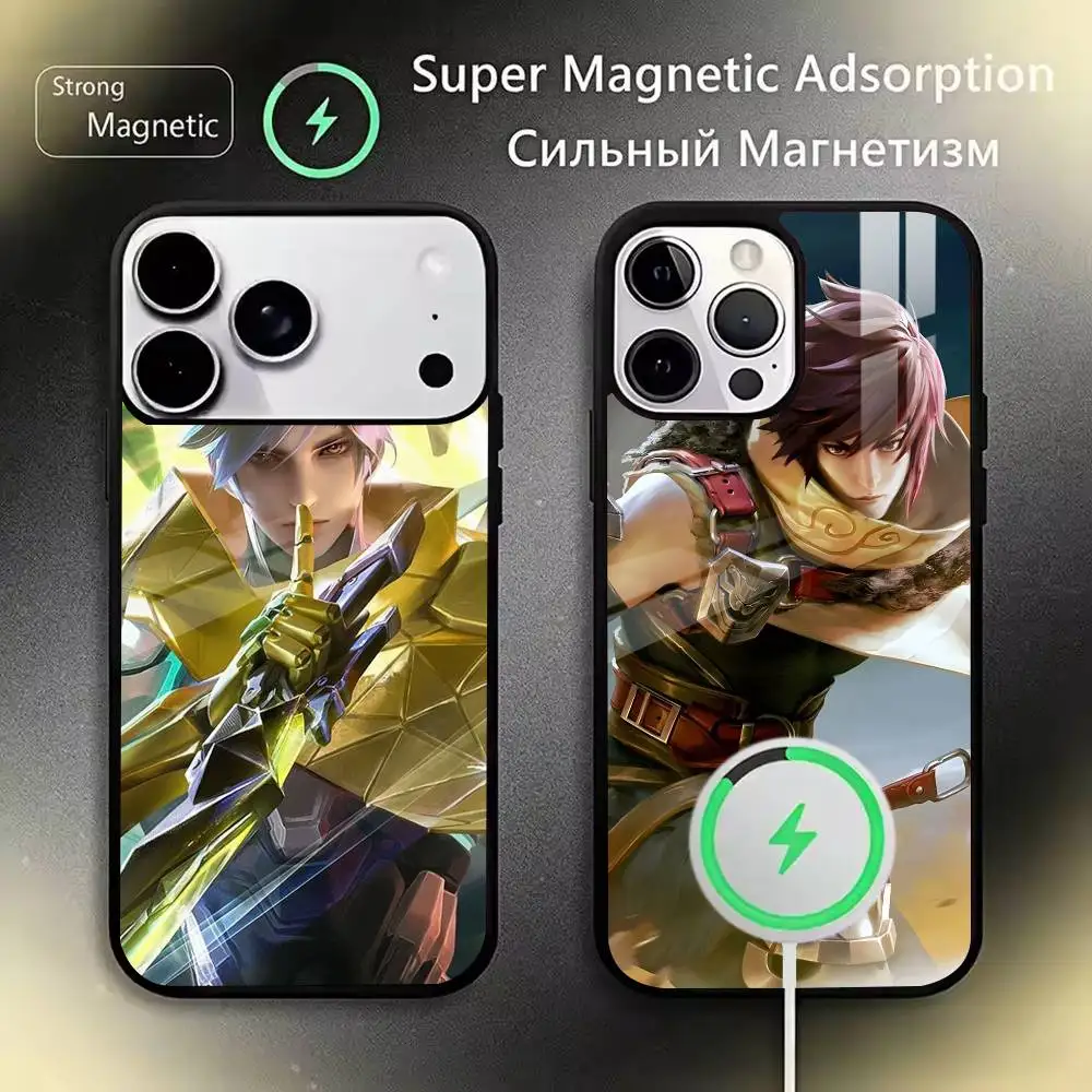 Game lam A-Arena of Valor HOK  Phone Case For iPhone17,16,15,14,13,12,11 Plus,Pro,Max Magnetic with Wireless Charging