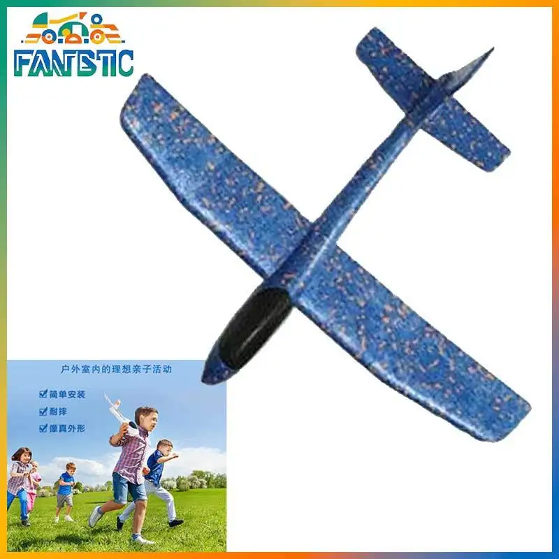 Qingtian Hand Throw Airplane Model Drop Resistant Light Weight Epp Foam Glider Indoor Outdoor Flying Toy Free Shipping