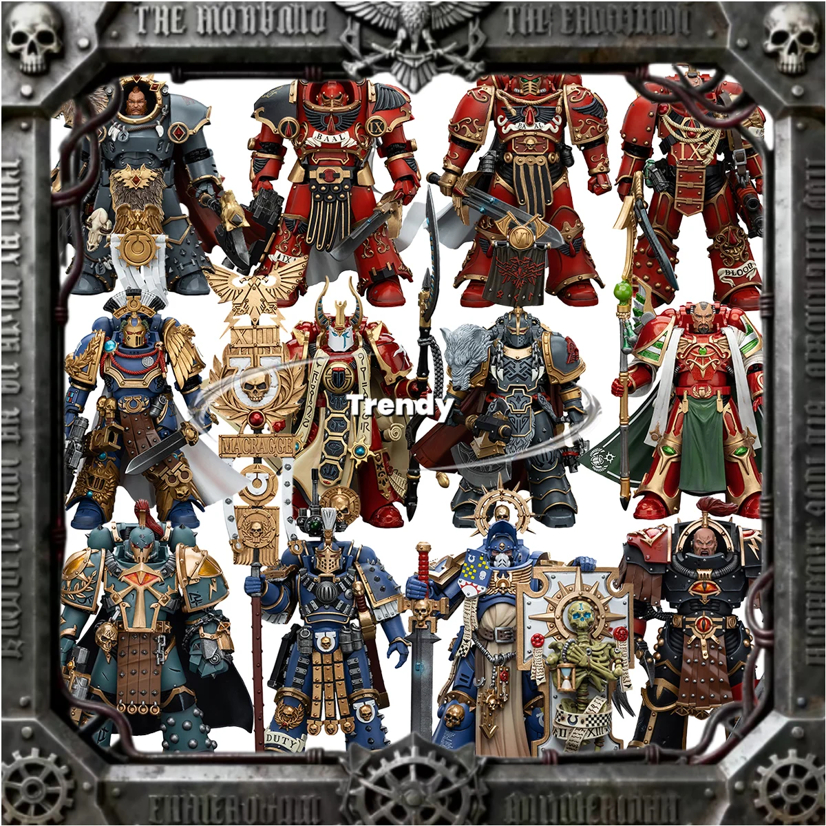 

【In Stock】 JOYTOY Warhammer 30K 1/18Action Figures Ultramarines Legion Praetor with Power Sword and Volkite Serpenta Model