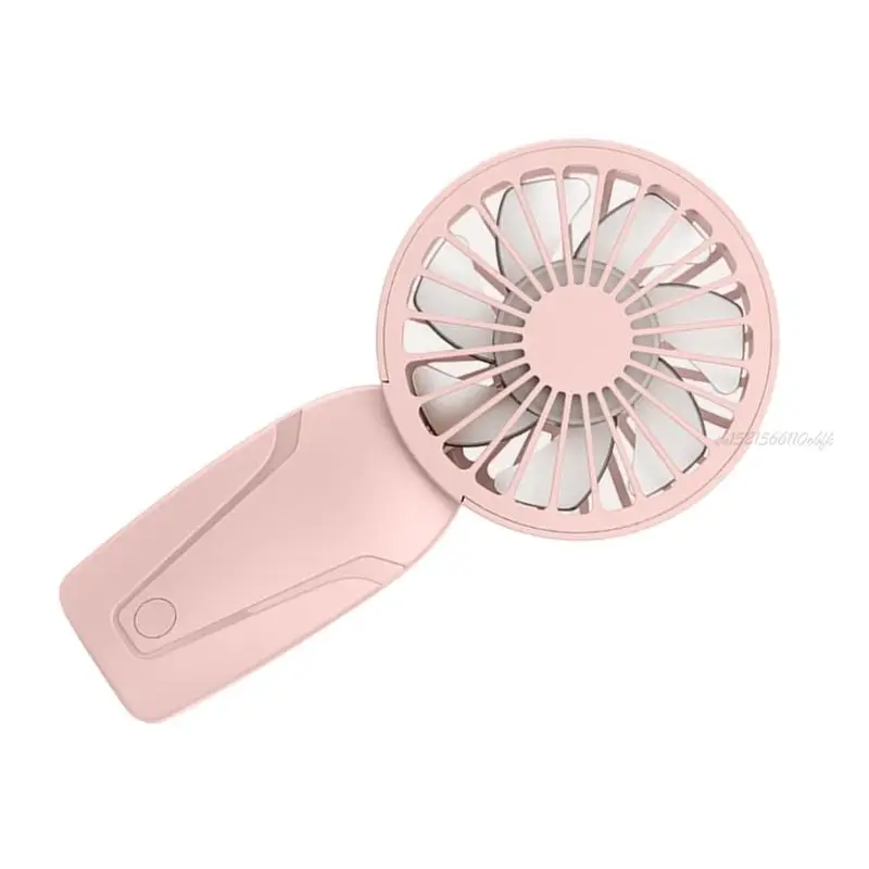 27rb USB -перезаряжаемый портативный вентилятор с 3 -скоростным ручным вентилятором маленького карманного вентилятора