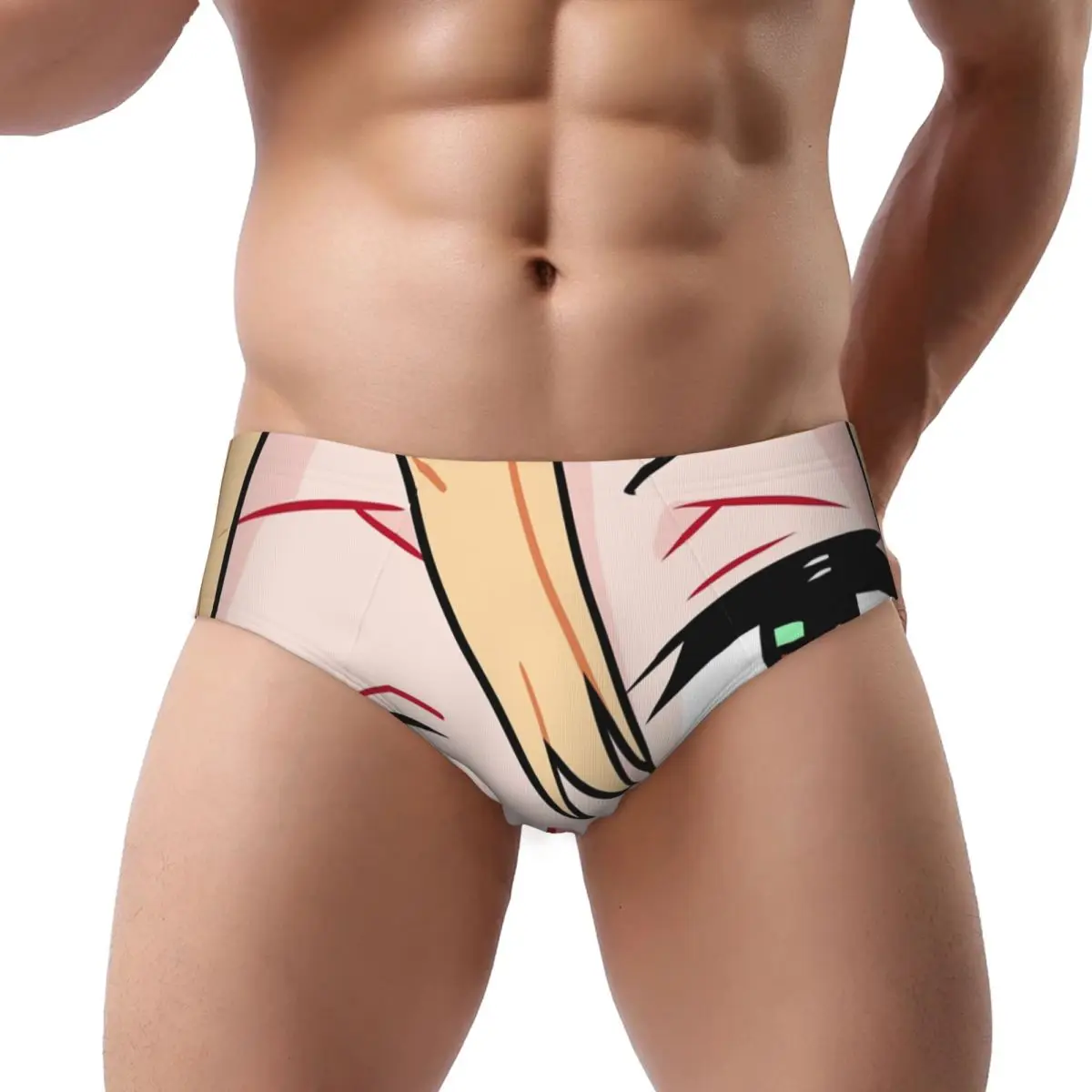 

Custom Genshin Impact Hifumi Face Briefs Underwear Men Comfortable Stretch Funny Print Panties