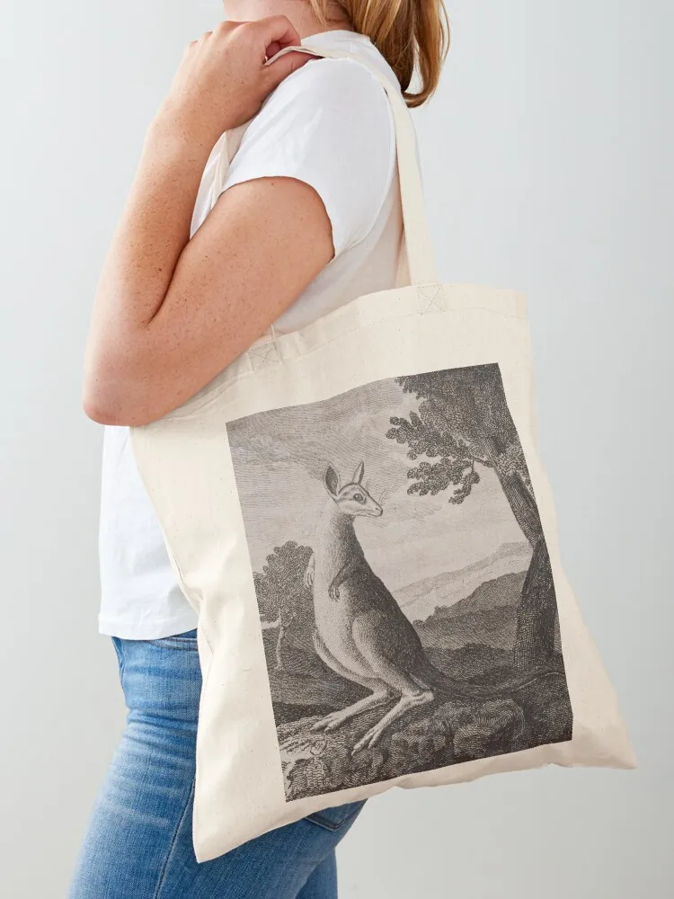 

Vintage kangaroo print. (1790 - 1800) Tote Bag canvas bags female bag reusable shopping bags sacs de shopping