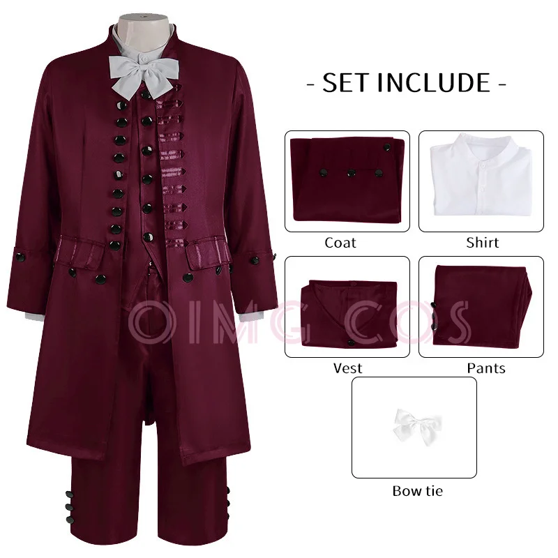 

Palace Prince Dress Performance Medieval Set Retro Costume Cosplay Coat Clothing