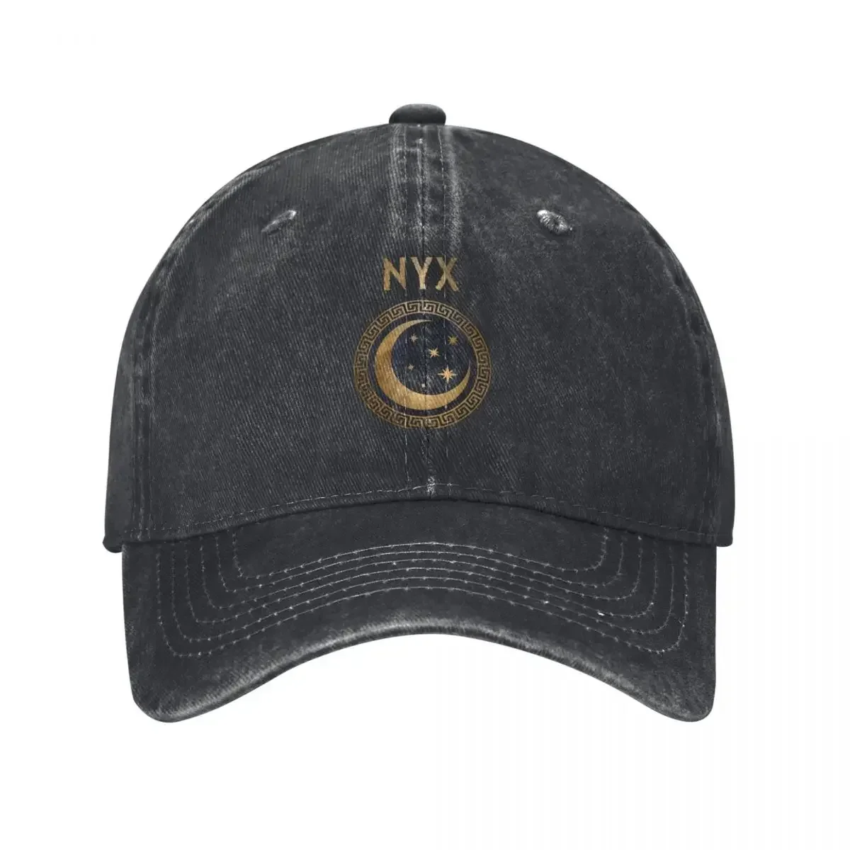 Nyx Greek Goddess of Night Ancient Symbol Baseball Cap Beach beach hat Mens Caps Women's